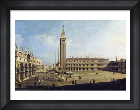 Framed Piazza San Marco, Venice Print