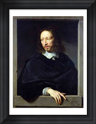 Framed Portrait of a Gentleman, known as Arnaud d&#39;Andilly Print