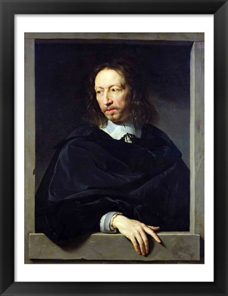 Framed Portrait of a Gentleman, known as Arnaud d&#39;Andilly Print