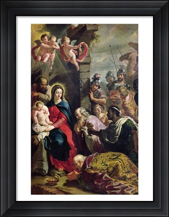 Framed Adoration of the Magi Print