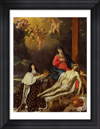 Framed Vow of Louis XIII King of France and Navarre, 1638 Print
