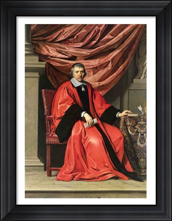Framed Omer Talon, 1649 Print