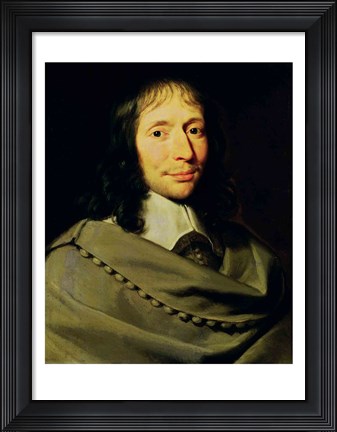 Framed Blaise Pascal Print