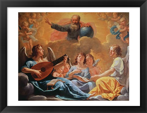 Framed Concert of Angels Print