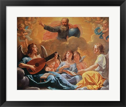 Framed Concert of Angels Print