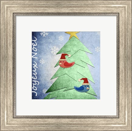 Framed Joyeux Noel Print
