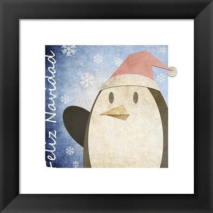 Framed Feliz Navidad Print