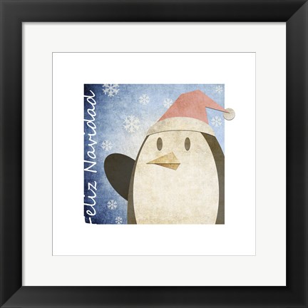 Framed Feliz Navidad Print