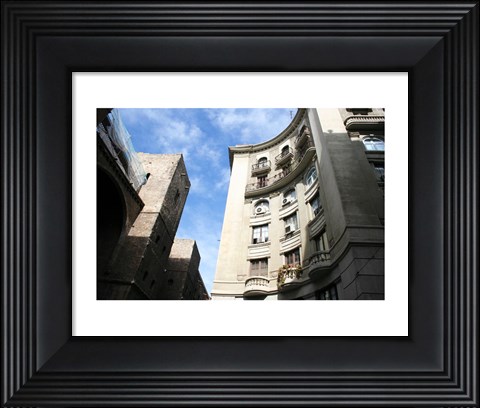Framed Barcelona Mallorca Buildings Print