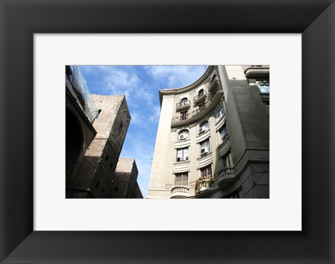 Framed Barcelona Mallorca Buildings Print