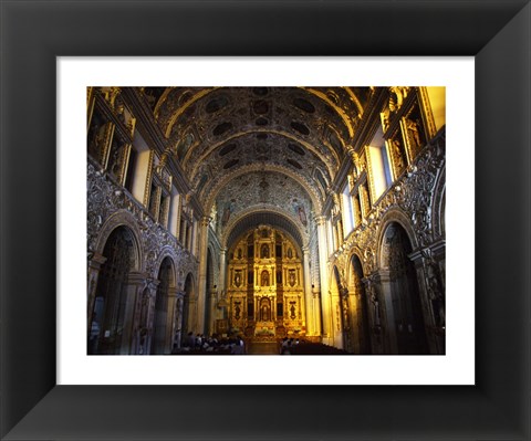 Framed Church Interior Print