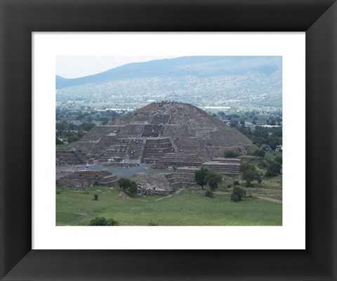 Framed Pyramid of the Moon Teotihuacan Print