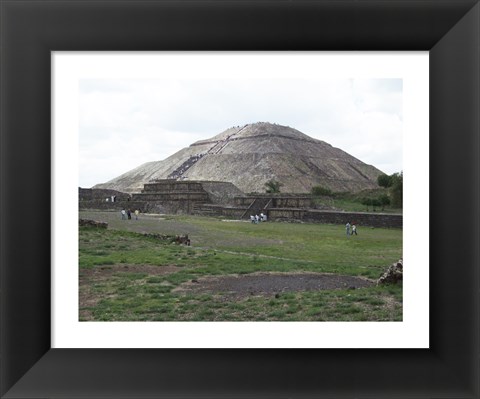 Framed Pyramid of the Sun Print