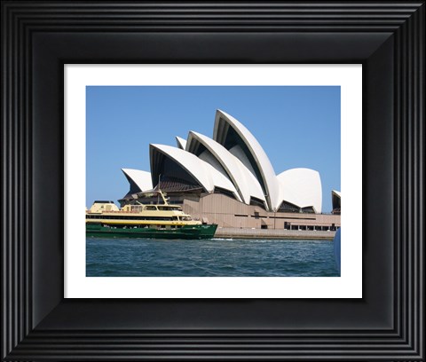 Framed Sydney Opera House with Sydney Ferry Collaroy Print