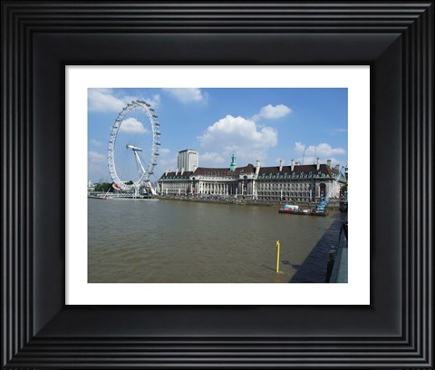 Framed London Eye and the Aquarium Print