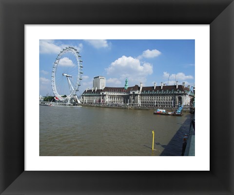 Framed London Eye and the Aquarium Print