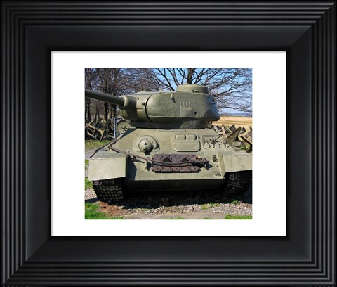 Framed World War Two Tank Print