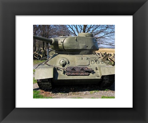 Framed World War Two Tank Print