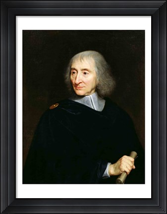 Framed Portrait of Arnauld d&#39;Andilly Print