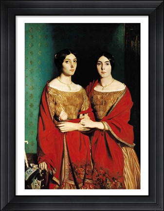 Framed Two Sisters Print