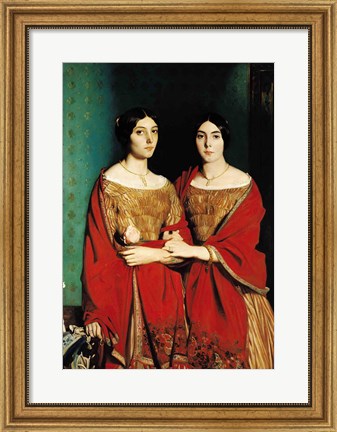 Framed Two Sisters Print
