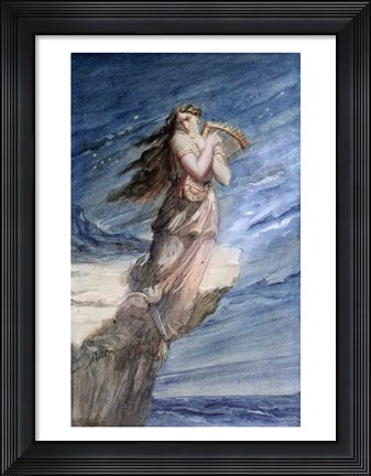 Framed Death of Sappho Print