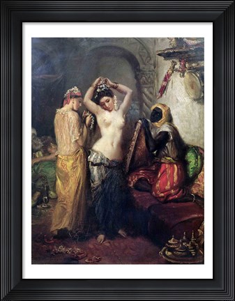 Framed Toilet in the Seraglio Print