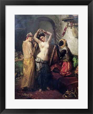 Framed Toilet in the Seraglio Print