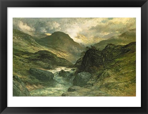 Framed Canyon, 1878 Print