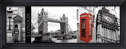 Framed Glimpse of London Print