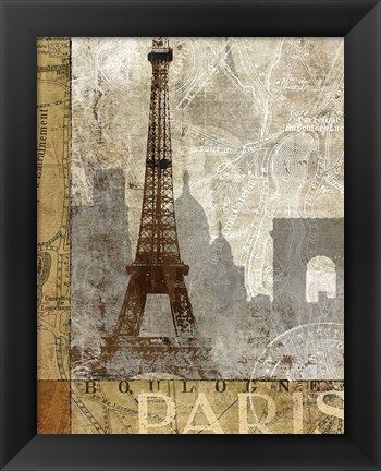 Framed April In Paris Print