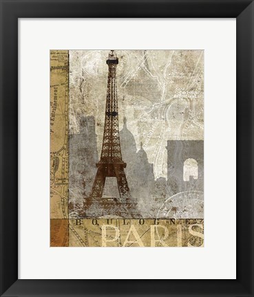 Framed April In Paris Print