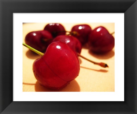 Framed Cherries Print