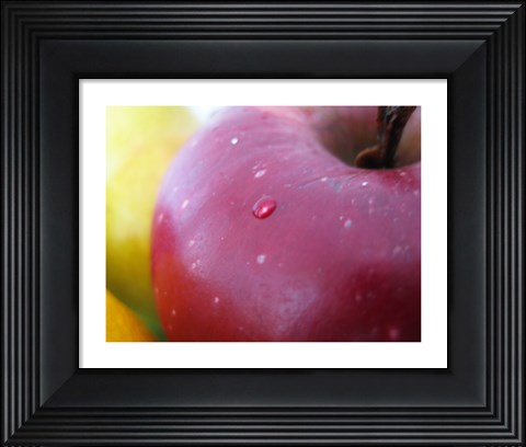 Framed Apple Closeup Print