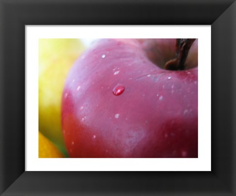 Framed Apple Closeup Print