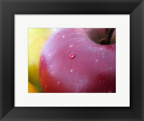 Framed Apple Closeup Print