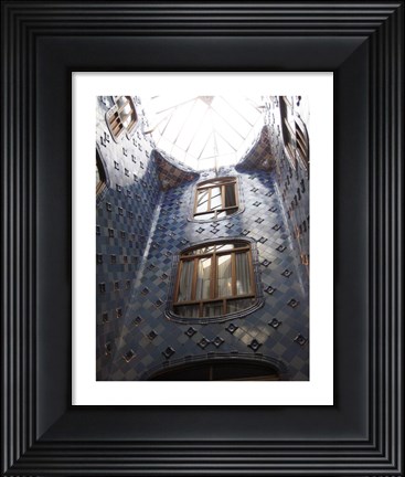 Framed Barcelona Batllo House Interior Print