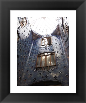 Framed Barcelona Batllo House Interior Print