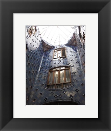 Framed Barcelona Batllo House Interior Print