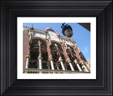 Framed Barcelona Palau de la Musica Catalana Print