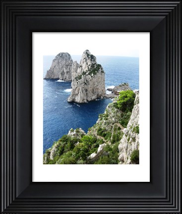 Framed Capri Faraglioni Stacks Print