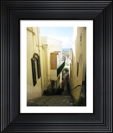 Framed Capri Alley Print