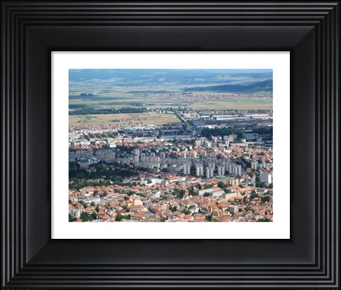 Framed Cast Shadows Over Brasov Print