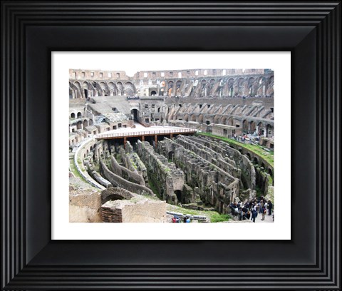Framed Coloseum Ruins Print
