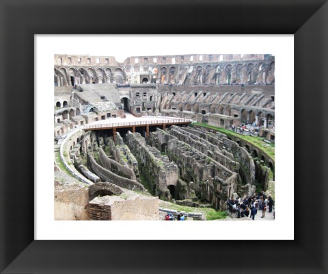 Framed Coloseum Ruins Print