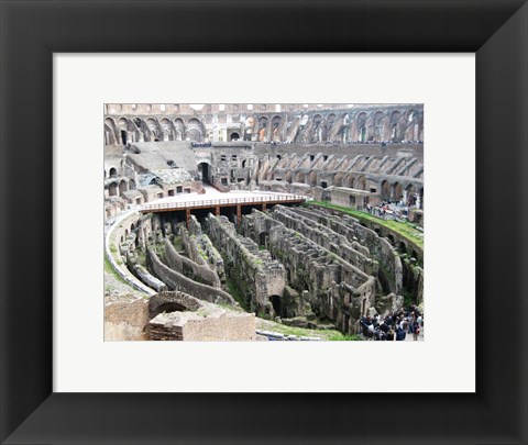 Framed Coloseum Ruins Print