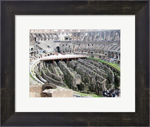 Framed Coloseum Ruins Print