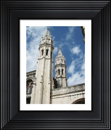 Framed Lisbon Jeronimos Monastery Tower Print