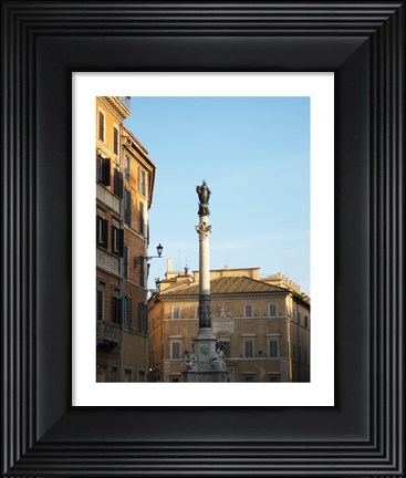 Framed Rome Column of the Imaculate Conception Print