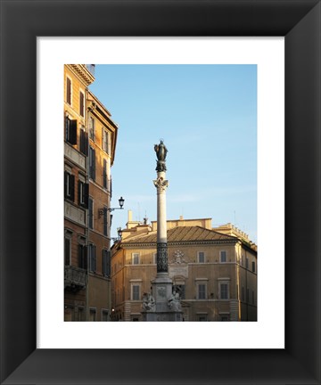 Framed Rome Column of the Imaculate Conception Print